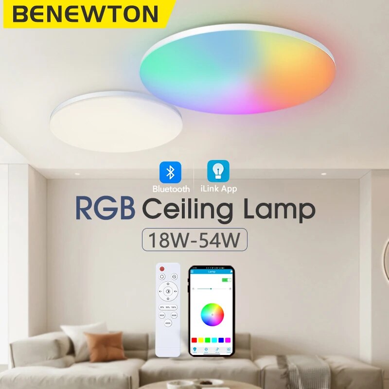 Home Decor Free App - BENEWTON Smart Ceiling Light RGB CCT