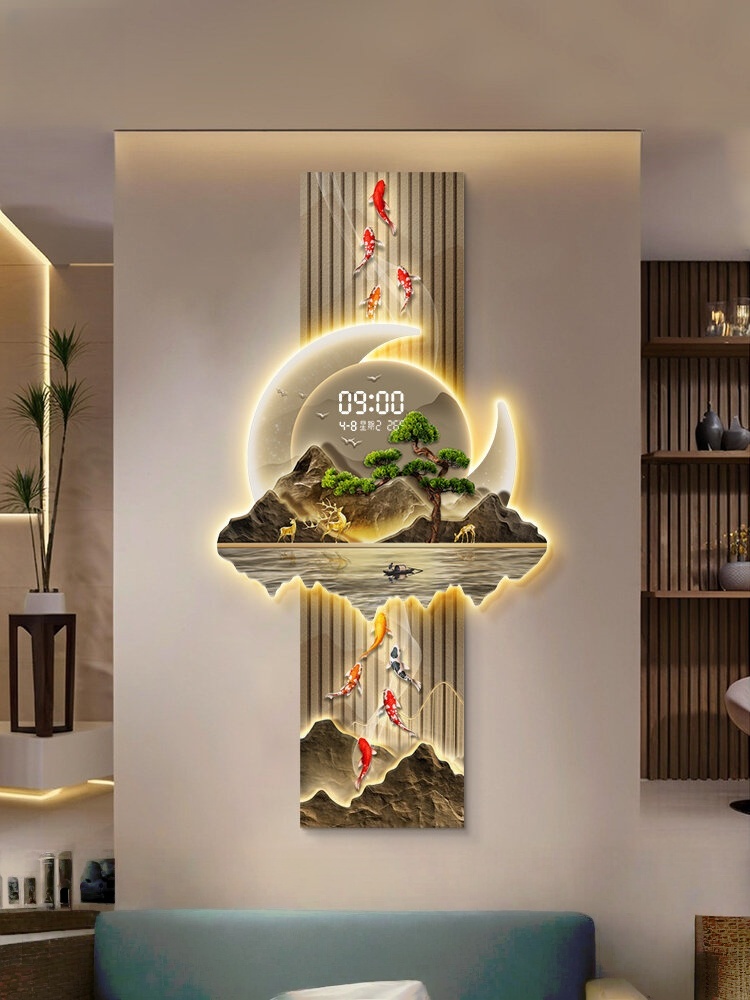 Wall Clock Silent - Design Luxury Wall Clocks Living Room
