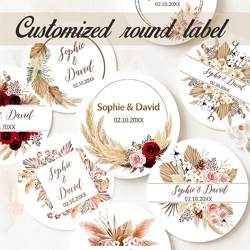 Pampas Grass Decor - Personalized Boho Dried Pampas Palm Fan