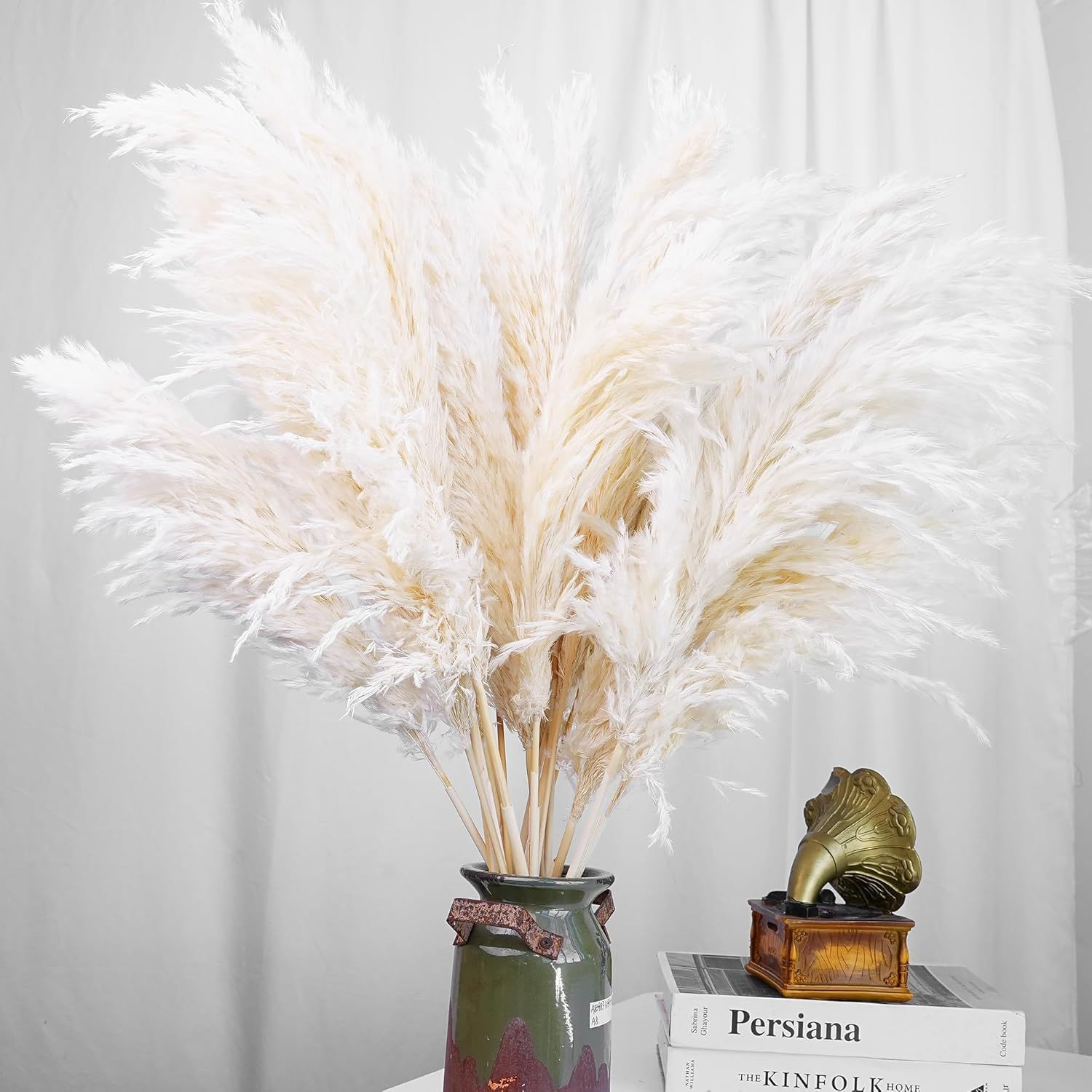 Pampas Grass Decor - 30PCS White Pampas Grass for Home
