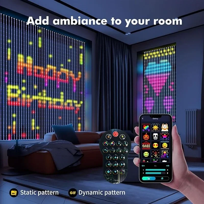 Home Decor Free App - Smart LED Curtain Light APP Control