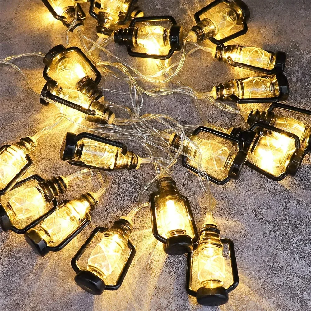 Fairy Lights Bedroom - Vintage Kerosene Lamp LED String Lights