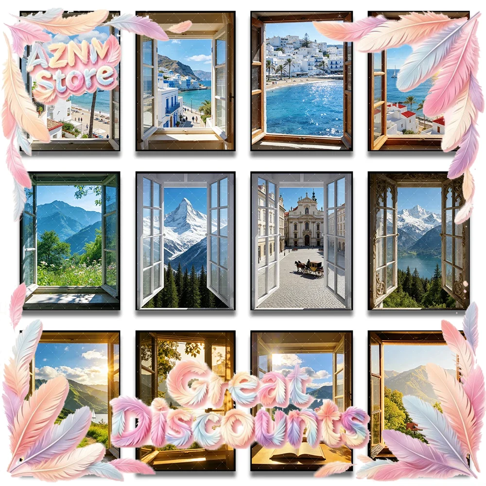 Home Decor Exhibition - Open Window Poster Print For Living