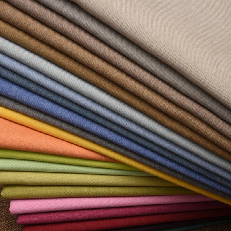 Linen Table Runner - Thickened Cotton Linen Fabric By The