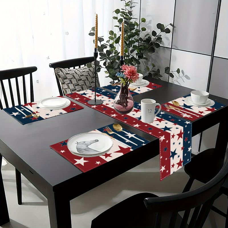 VIKAMA Independence Day 4th Of - Linen Table Runner recension och pris