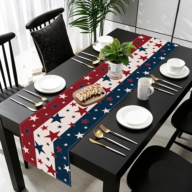 VIKAMA Independence Day 4th Of - Linen Table Runner recension och pris