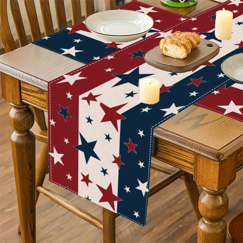 VIKAMA Independence Day 4th Of - Linen Table Runner recension och pris