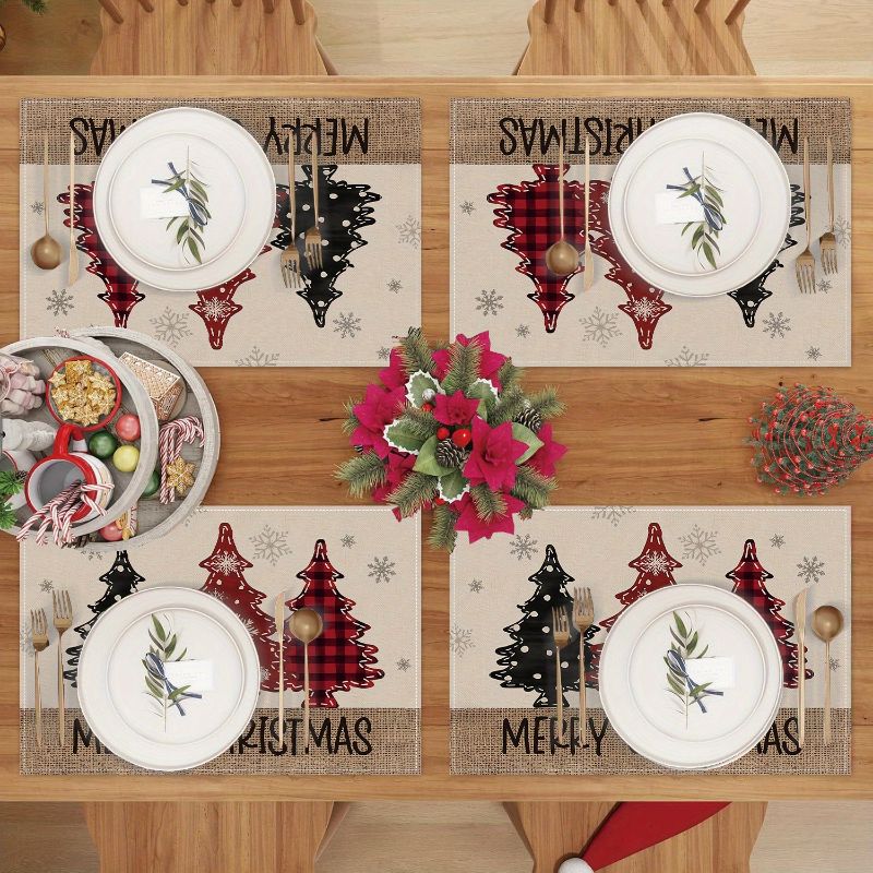 American Country Christmas Tab - Linen Table Runner recension och pris