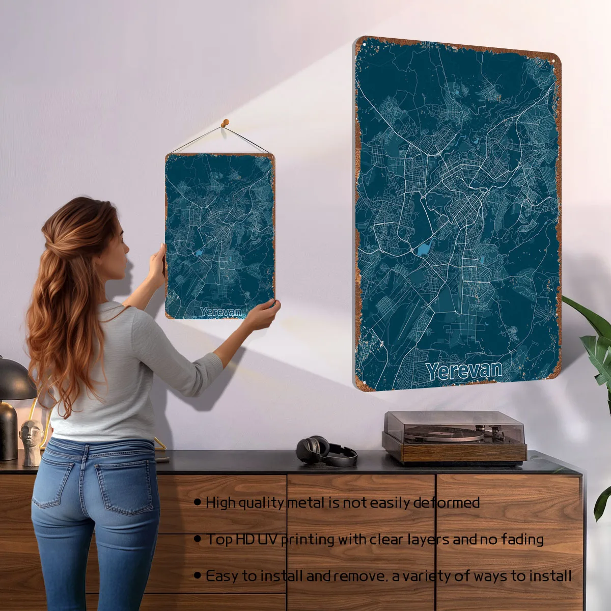 Yerevan City Map Poster Map Me - Home Decor Yerevan recension och pris