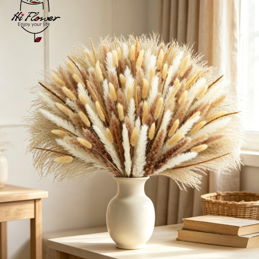 Natural Dried Pampas Grass Bou - Pampas Grass Decor recension och pris