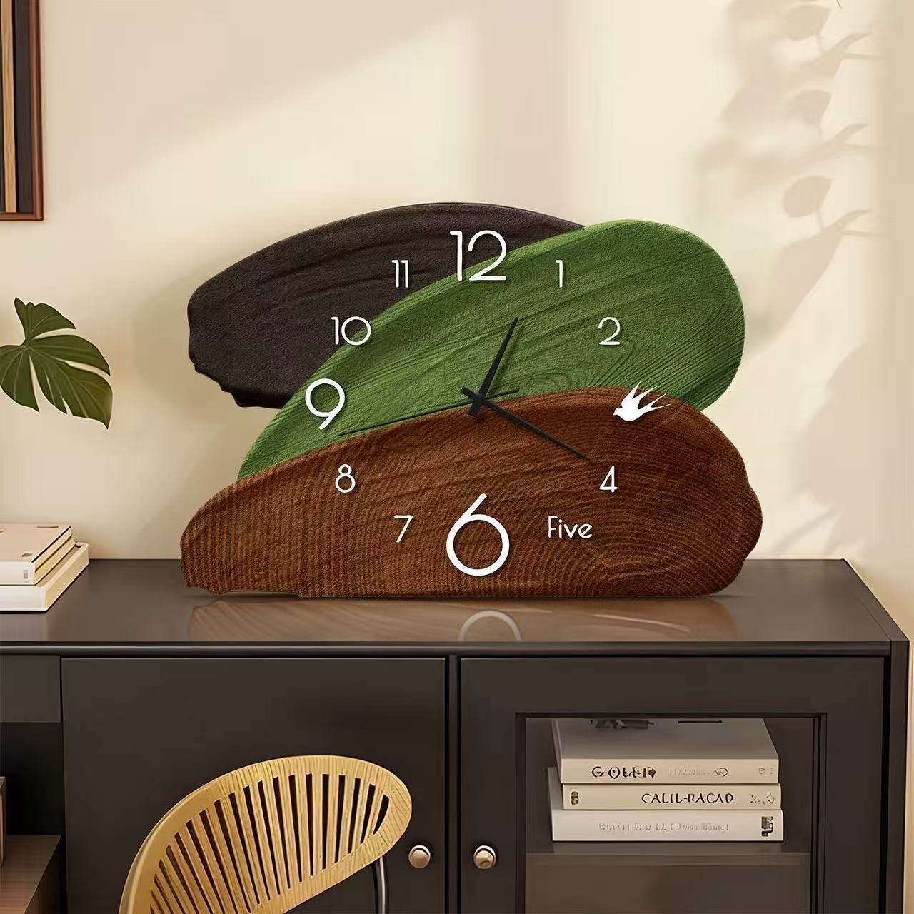 Retro Green Wall & Table Dual- - Wall Clock Silent recension och pris