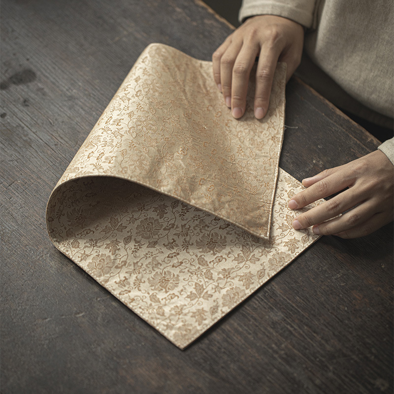 New Chinese Style Zen Brocade  - Linen Table Runner recension och pris