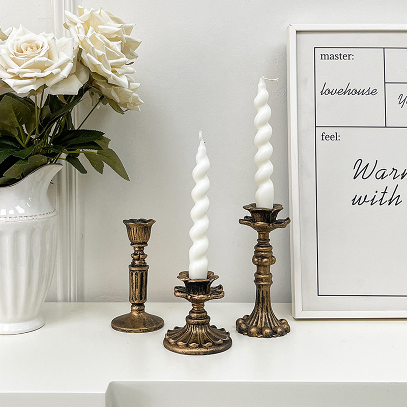 Vintage Bronze Candlestick Fig - Home Decor Vintage recension och pris