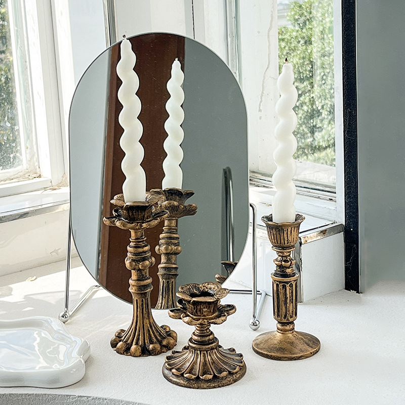 Vintage Bronze Candlestick Fig - Home Decor Vintage recension och pris