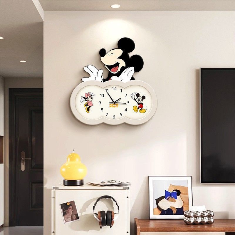 Mickey Cartoon Wall Clock Livi - Wall Clock Silent recension och pris