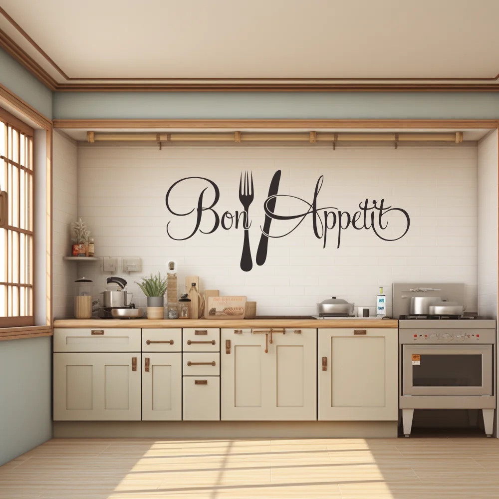 1 pc Bon Appétit with Fork and - Home Decor Free App recension och pris