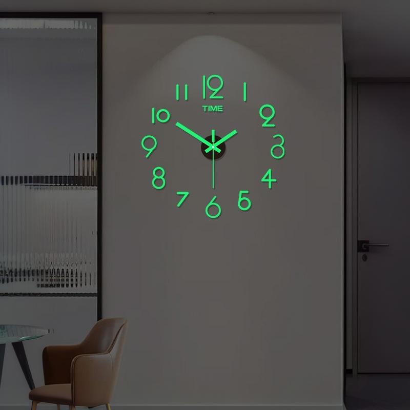 Acrylic Mirror 3D DIY Wall Clo - Wall Clock Silent recension och pris