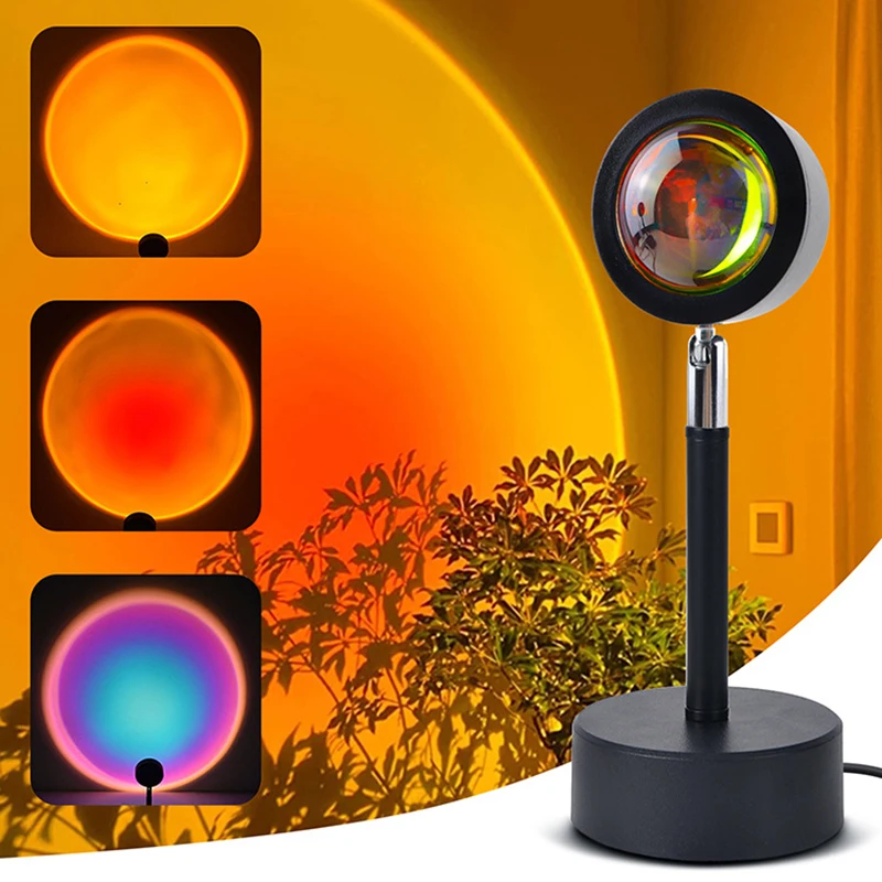 Smart LED Sunset Lamp Colorful - Home Decor Free App recension och pris