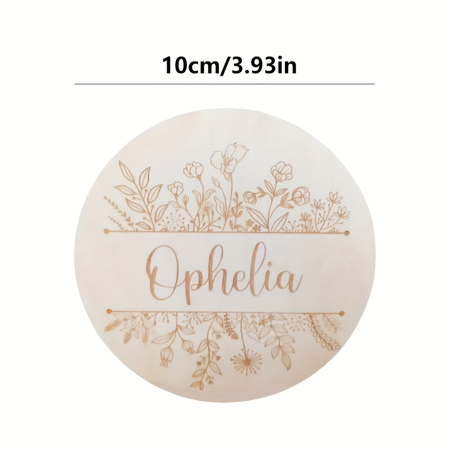 Personalized Floral Engraved N - Home Decor Ideas recension och pris