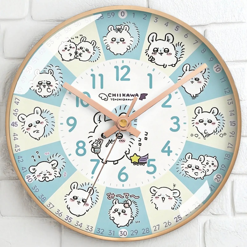 Chiikawa Cartoon Wall Clock Si - Wall Clock Silent recension och pris