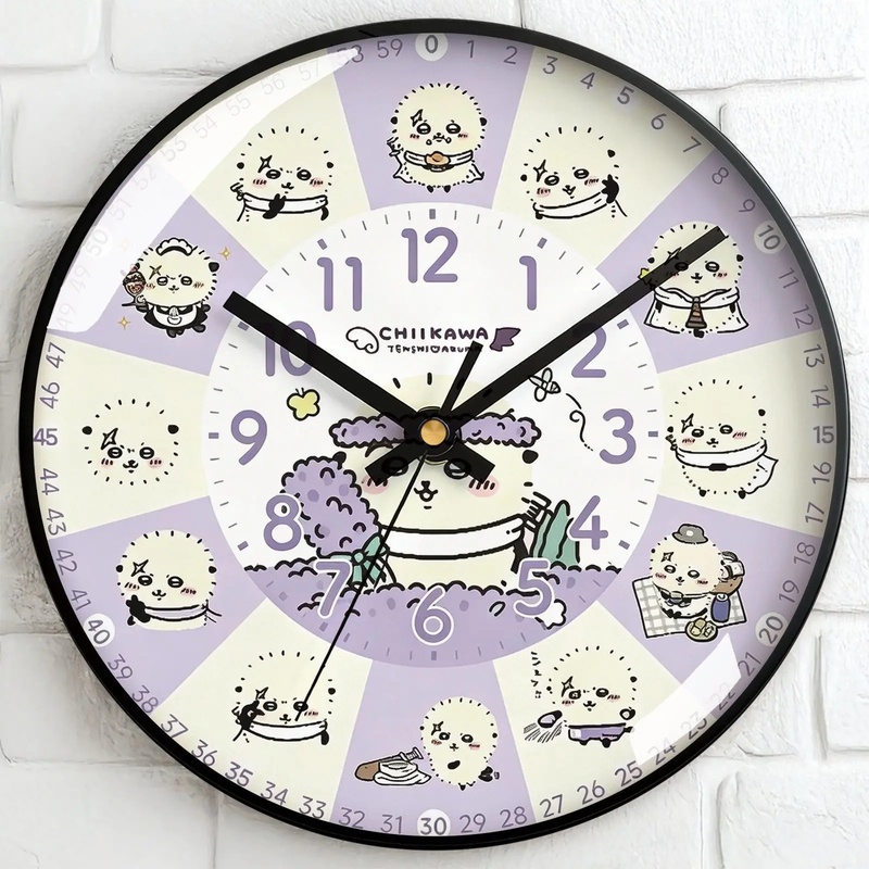 Chiikawa Cartoon Wall Clock Si - Wall Clock Silent recension och pris