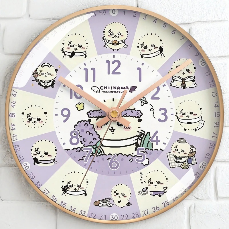 Chiikawa Cartoon Wall Clock Si - Wall Clock Silent recension och pris