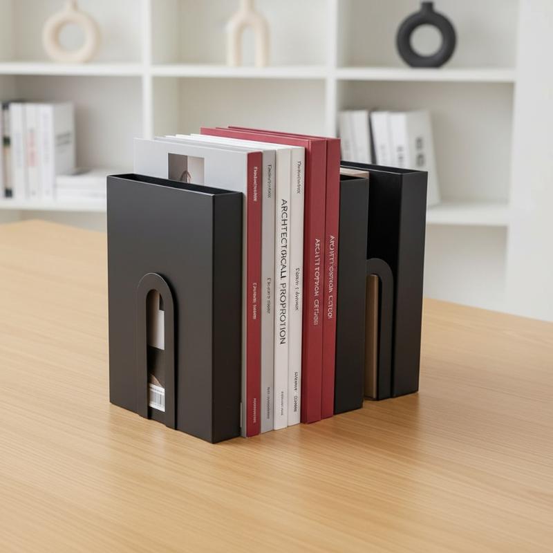1 Pair L-shaped Iron Bookends  - Aesthetic Bookend recension och pris