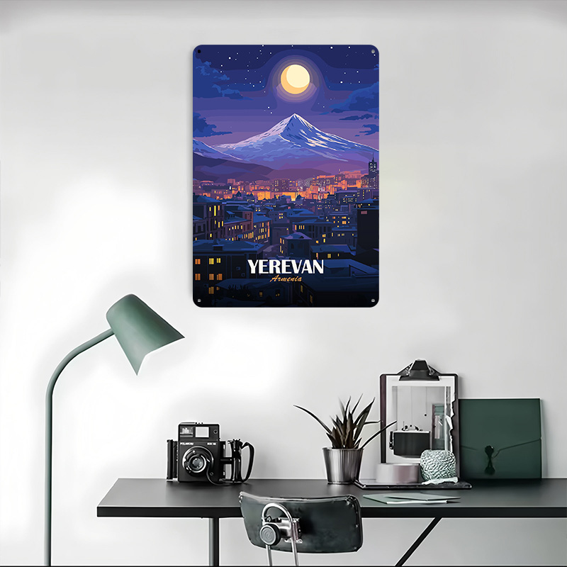 Yerevan Armenia Nightscape Met - Home Decor Yerevan recension och pris
