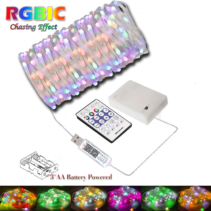 WS2812B Fairy Light String 3AA - Fairy Lights Bedroom recension och pris