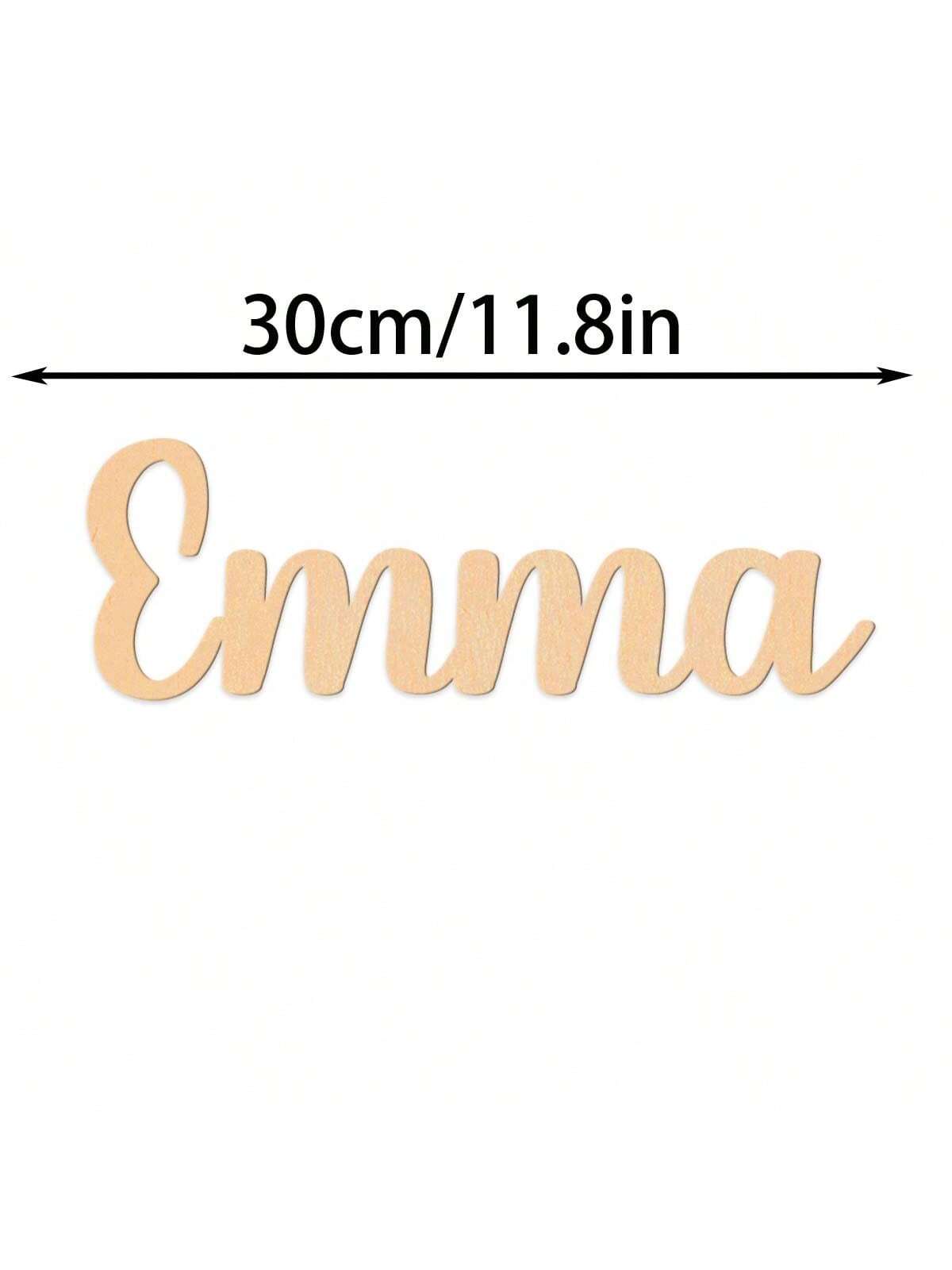 1pc Lovely Emma example Custom - Wooden Letter Sign recension och pris