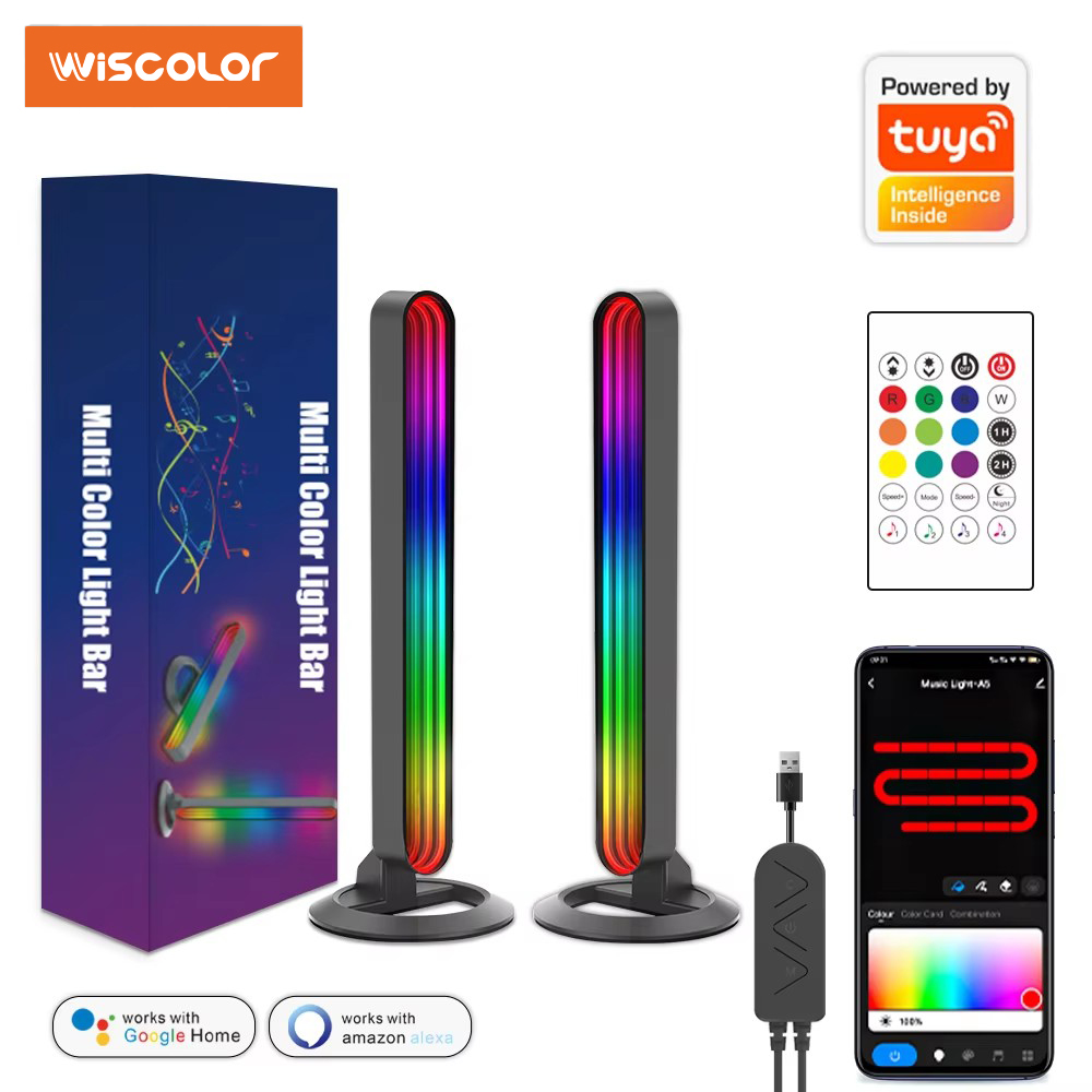 Smart RGB LED Light Bar with M - Home Decor Free App recension och pris