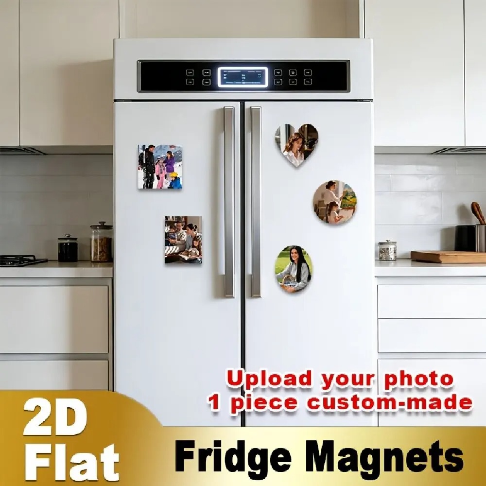 Custom Photo Fridge Magnet 2D  - Home Decor Design recension och pris