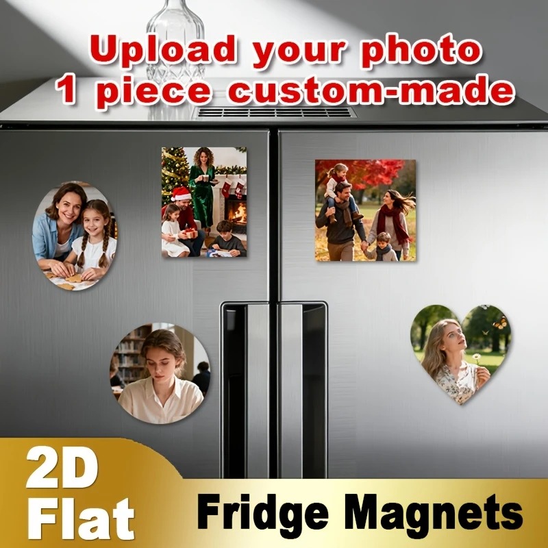 Custom Photo Fridge Magnet 2D  - Home Decor Design recension och pris