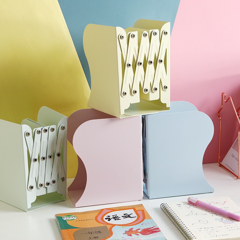 Large Capacity Metal Retractab - Aesthetic Bookend recension och pris