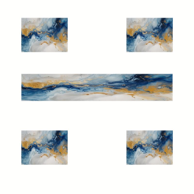 VIKAMA Light Luxury Marble Ins - Linen Table Runner recension och pris