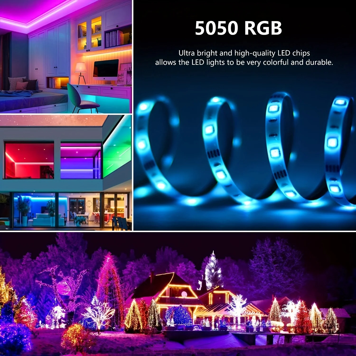 10M 20M 30M RGB LED Lights Str - Home Decor Free App recension och pris