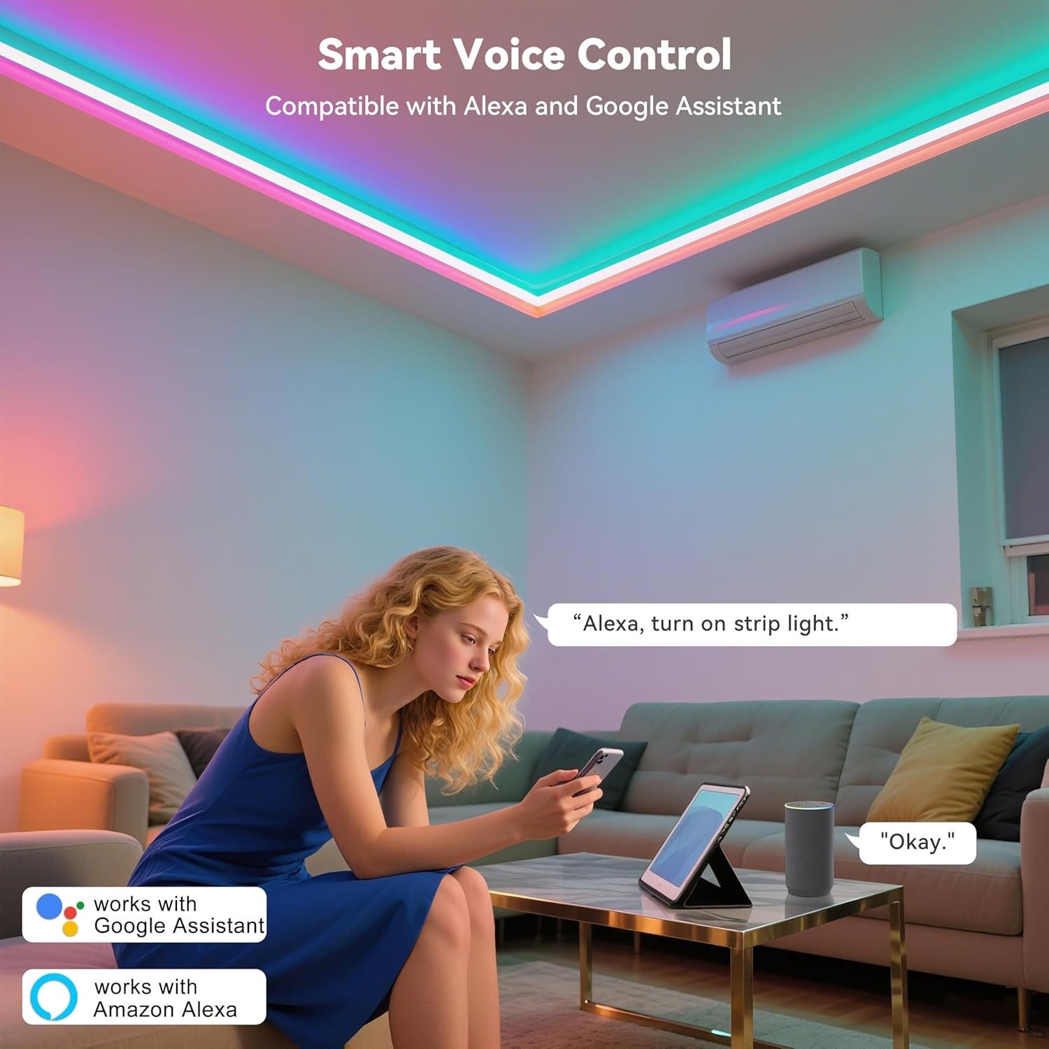 10M 20M 30M RGB LED Lights Str - Home Decor Free App recension och pris