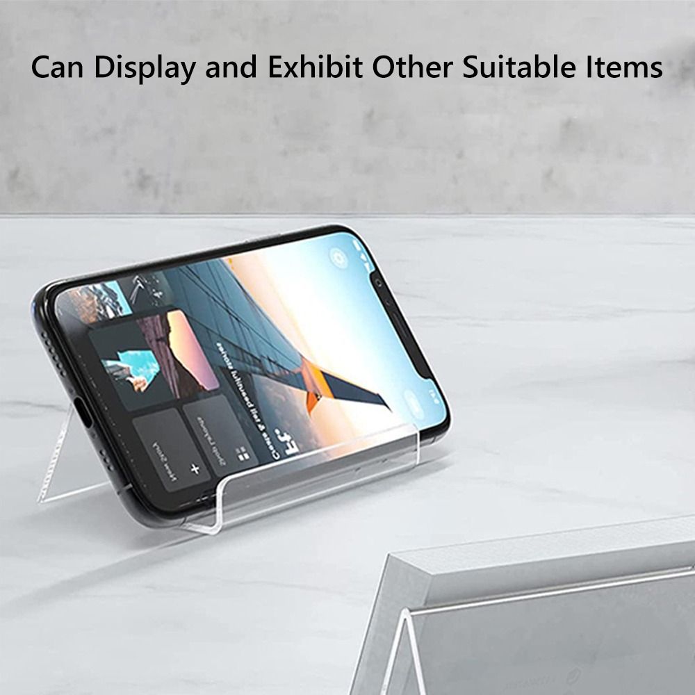 Minimalist Acrylic Book Holder - Aesthetic Bookend recension och pris