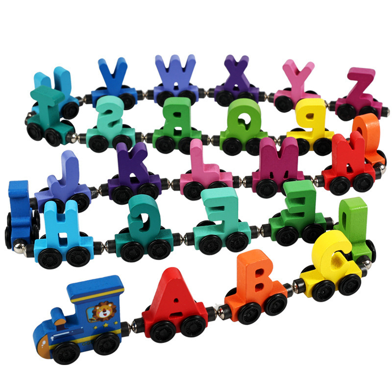 Children'S Wooden Magnetic Col - Wooden Letter Sign recension och pris