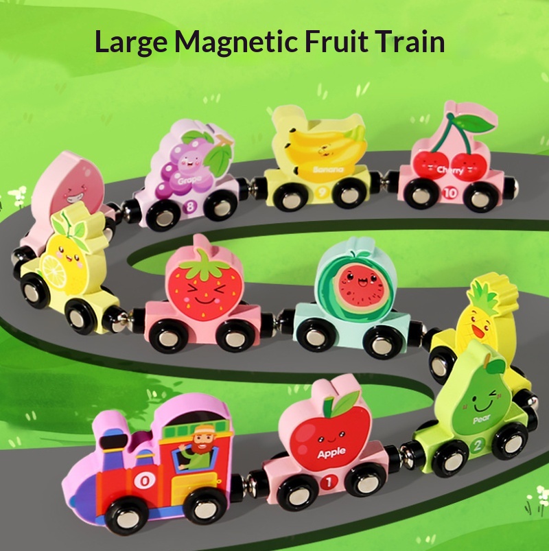 Children'S Wooden Magnetic Col - Wooden Letter Sign recension och pris