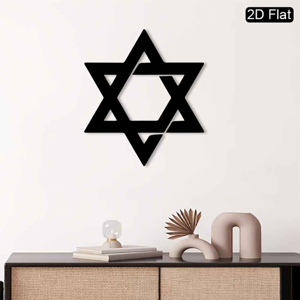 CIFBUY Iron Wall Art Star of D - Home Decor Vintage recension och pris