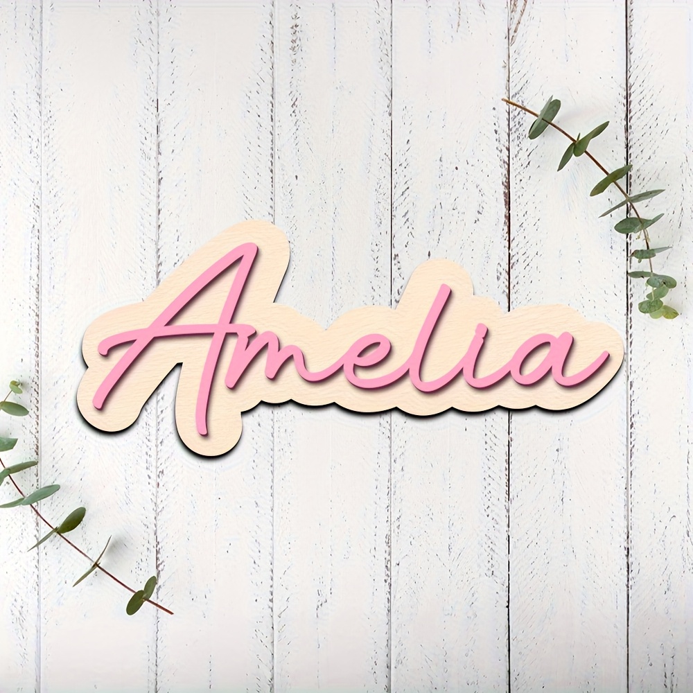 Customizable Double-Layered Wo - Wooden Letter Sign recension och pris