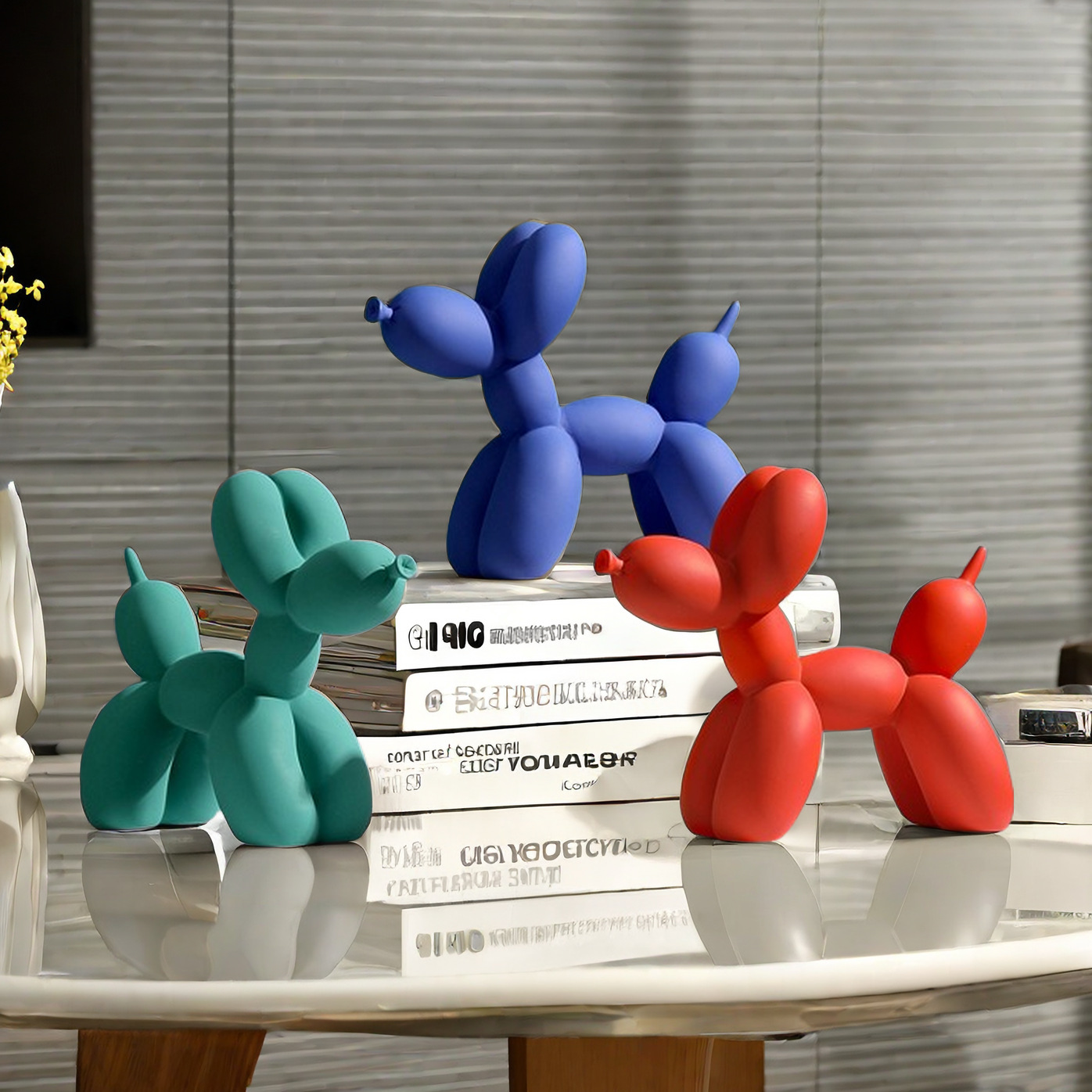Solid Color Balloon Dog Statue - Home Decor Exhibition recension och pris