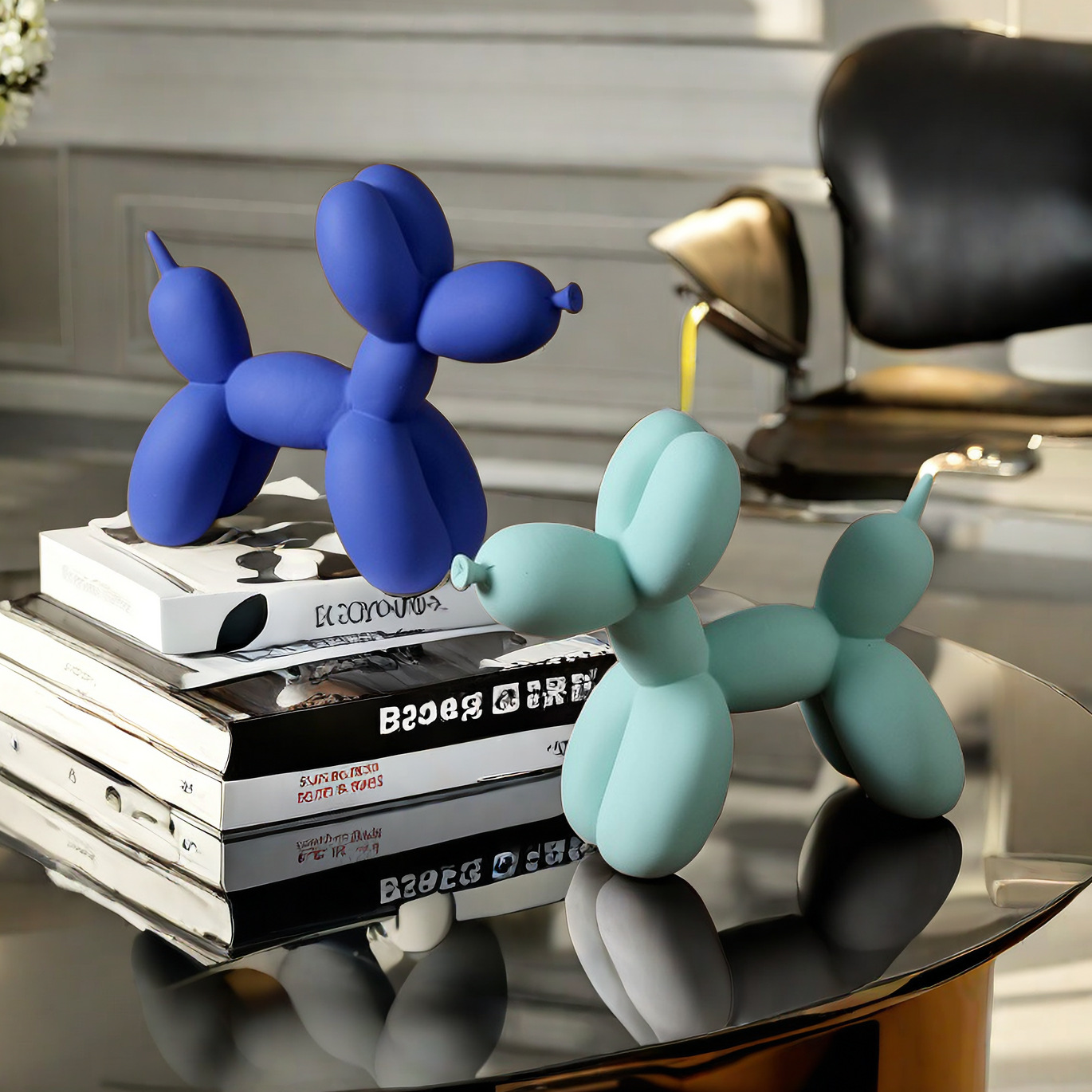 Solid Color Balloon Dog Statue - Home Decor Exhibition recension och pris
