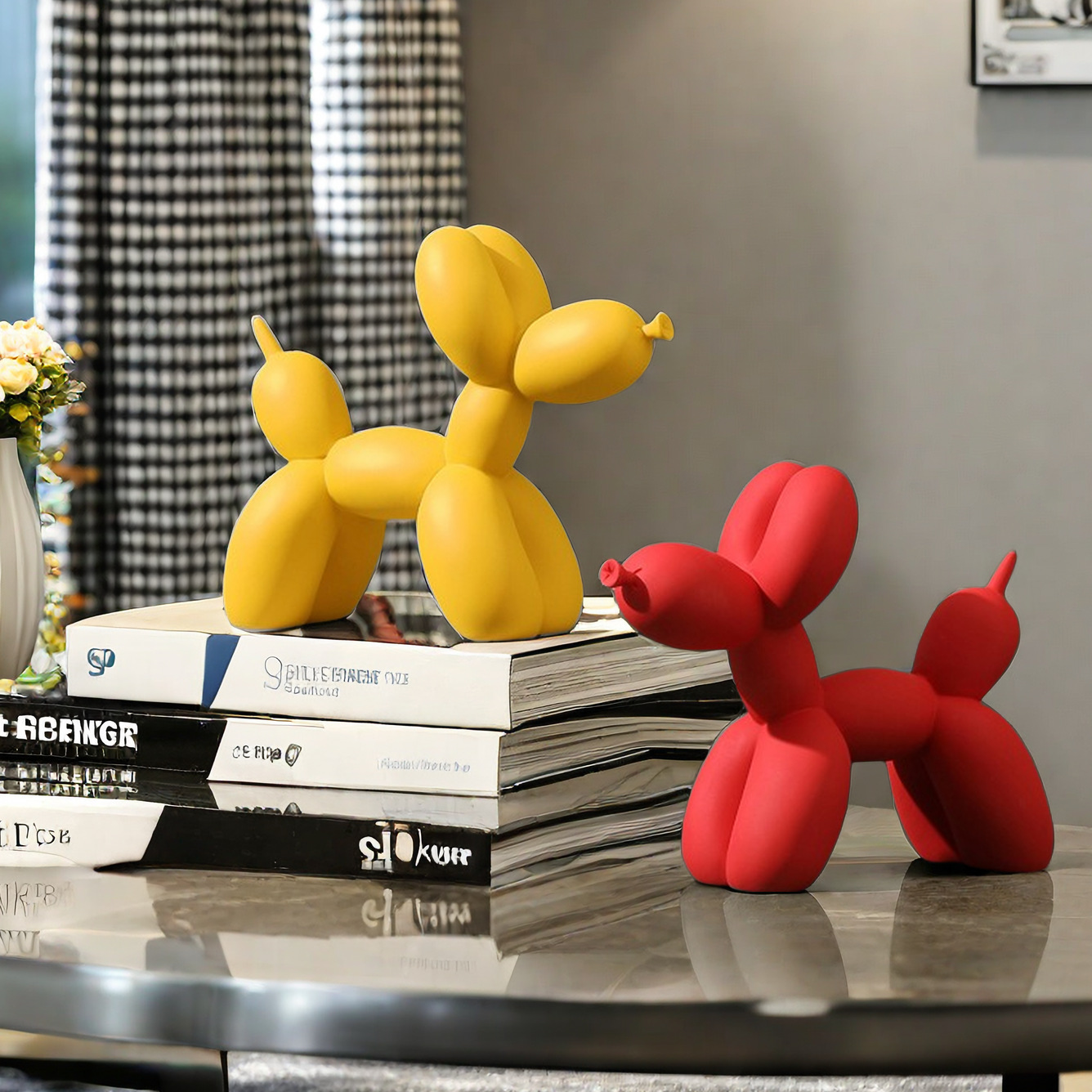 Solid Color Balloon Dog Statue - Home Decor Exhibition recension och pris