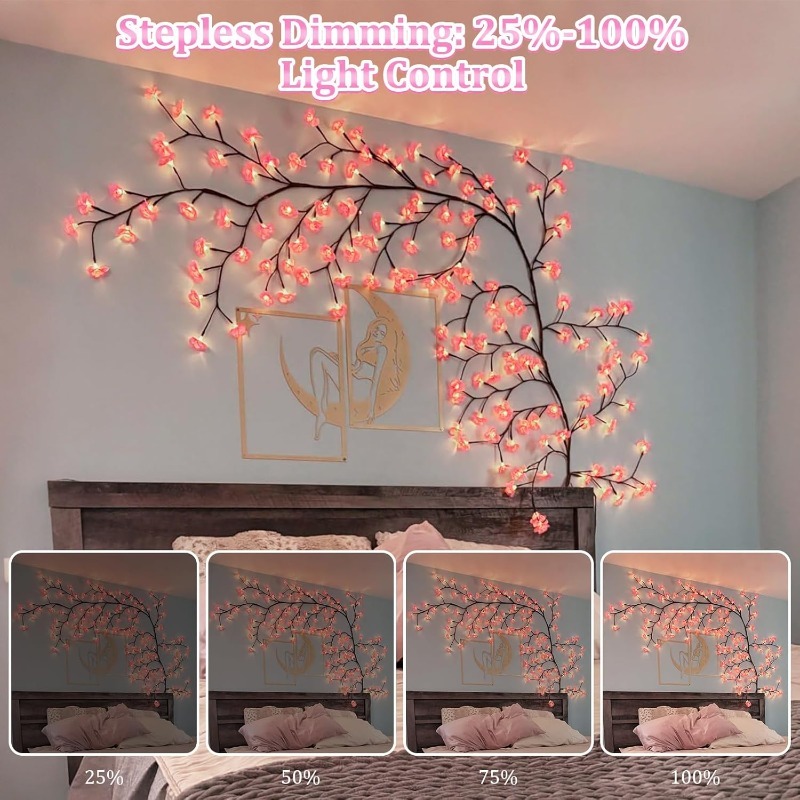 LED Cherry Blossom Tree Branch - Fairy Lights Bedroom recension och pris