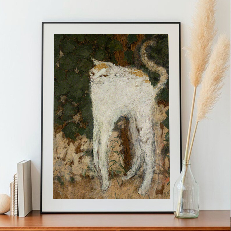 Pierre Bonnard Le Chat Blanc E - Home Decor Exhibition recension och pris