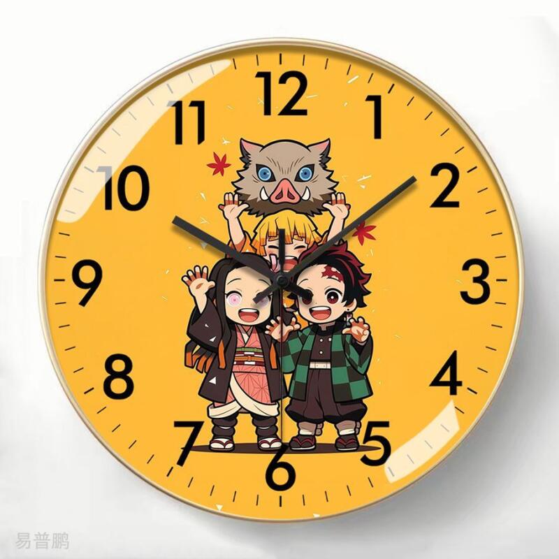 Demon Slayer Anime Cartoon Wal - Wall Clock Silent recension och pris