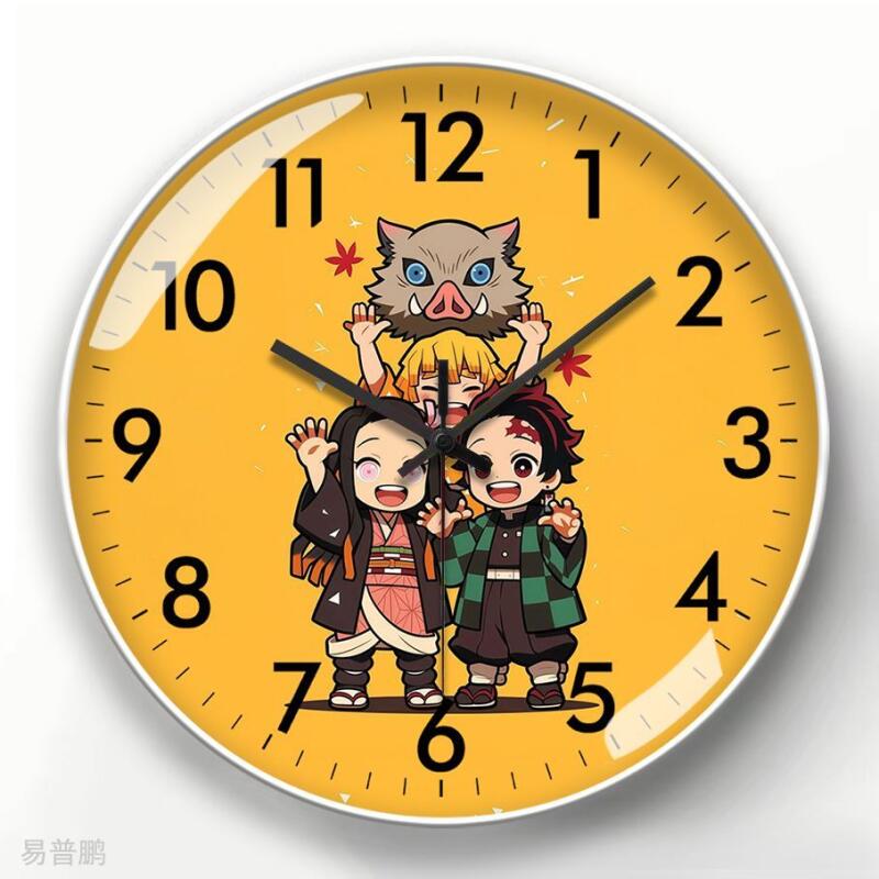 Demon Slayer Anime Cartoon Wal - Wall Clock Silent recension och pris