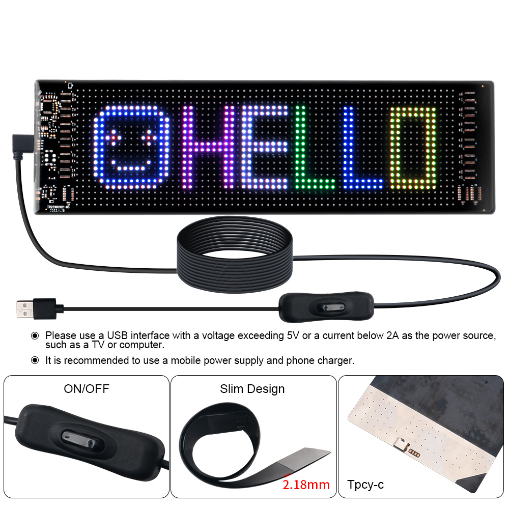LED Matrix Pixel Panel Scrolli - Home Decor Free App recension och pris